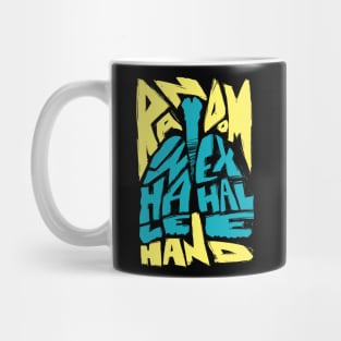 Random Hand Inhale Exhale Mug